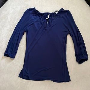 🌈3 for 30 or 5 for $45 !!!! H&M blue top 3/4 sleeve XS